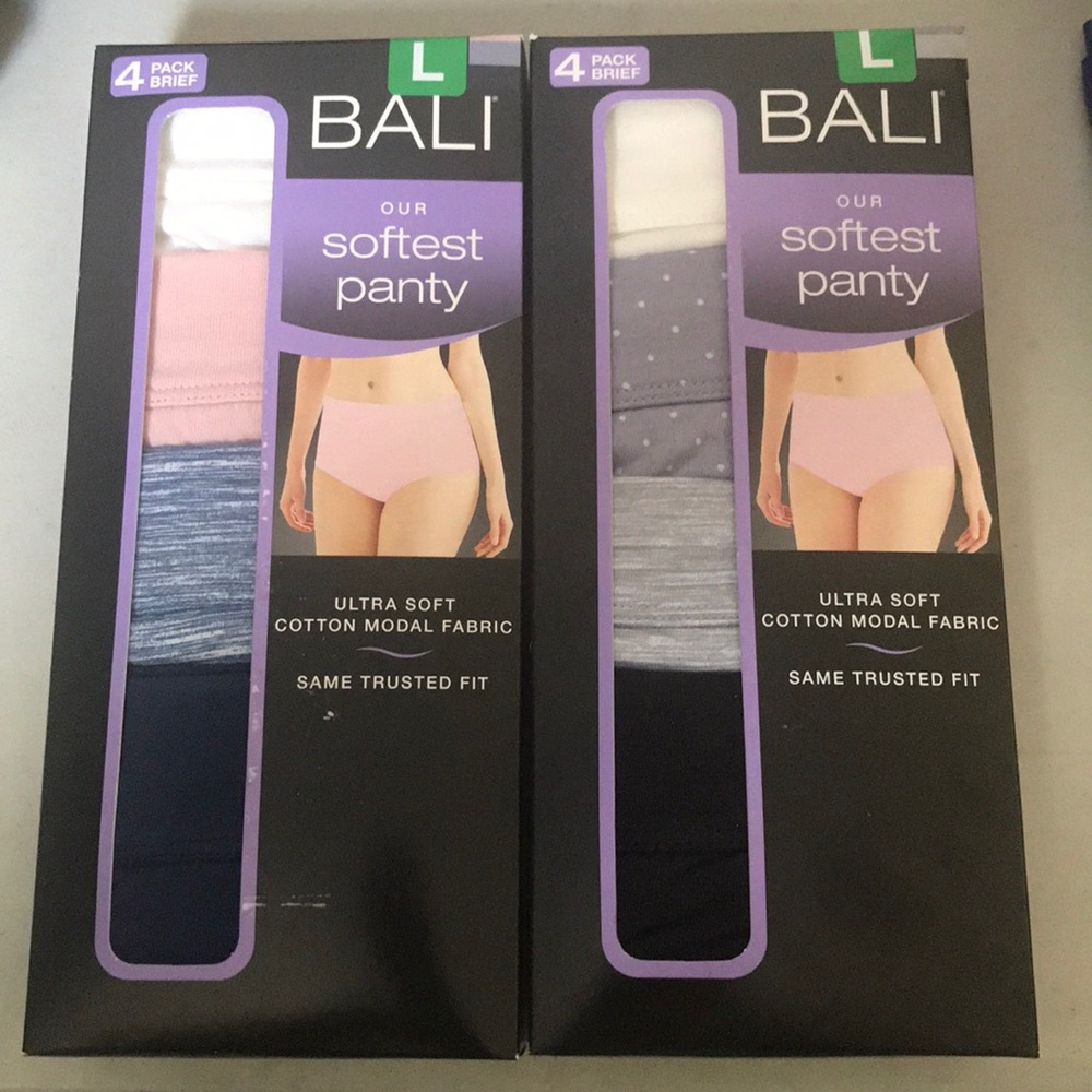8 Pairs 🎁 Bali Women’s Cotton Panties Size L 7